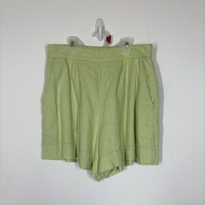 Abercrombie & Fitch Linen Blend Shorts Size Small